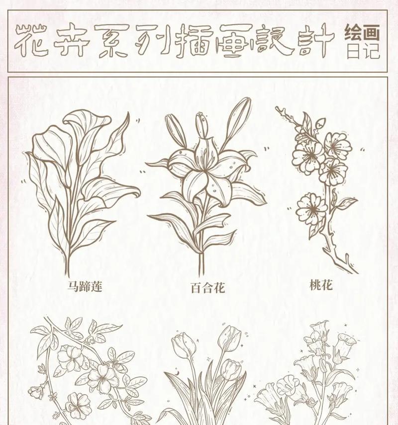 花草树木线稿与成品有何区别？它们的类型是什么？