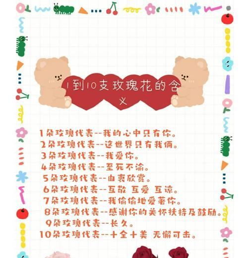 九朵玫瑰花的花语有何独特之处？