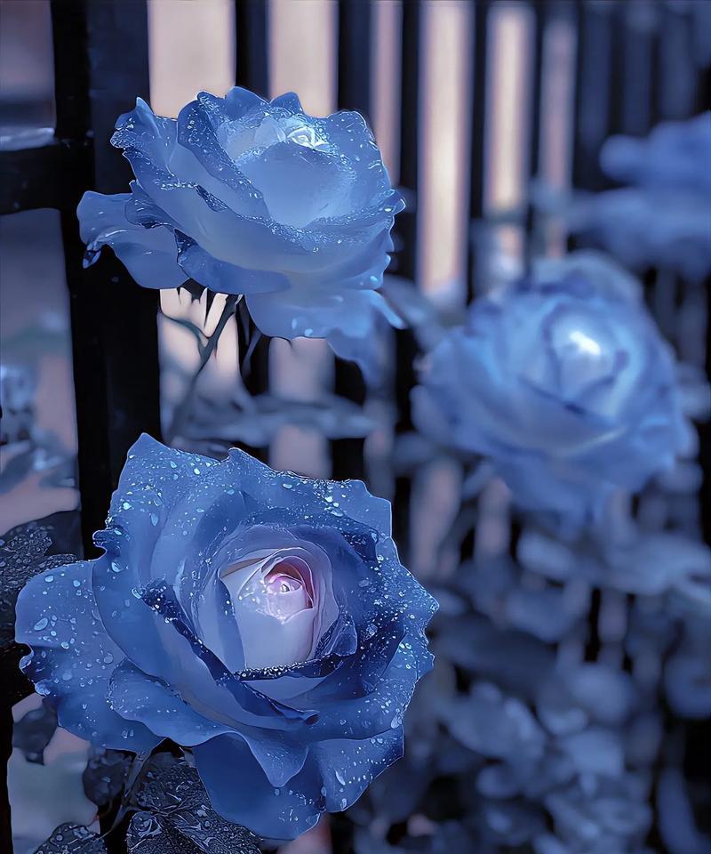 仙女裙蓝色玫瑰花的花语是什么？