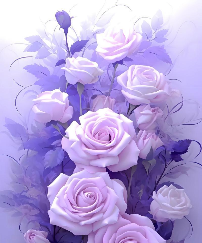 手拿紫色玫瑰花束的花语是什么？它代表了什么？