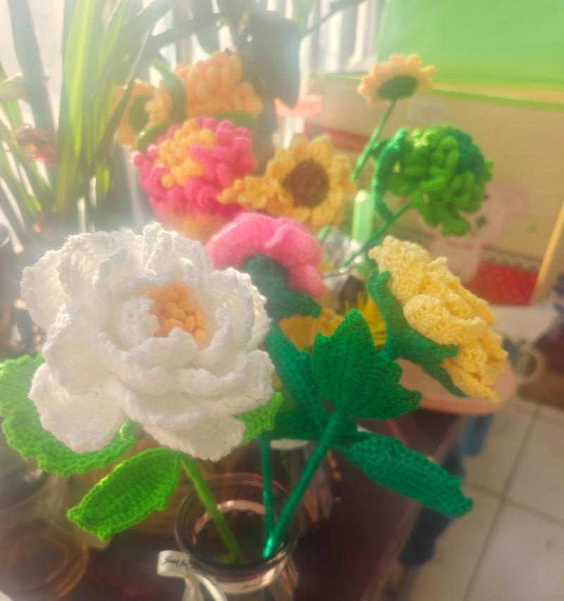 牡丹花钩织教程大花盆的钩法是什么？