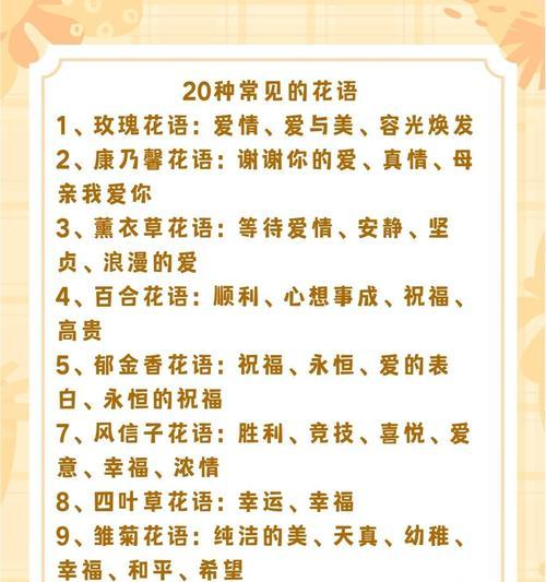 呵护爱情的花语有何含义？
