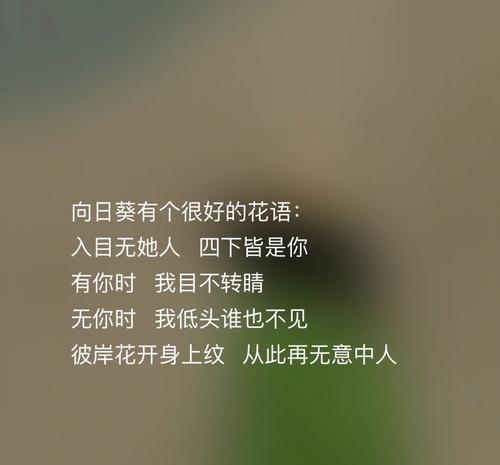 花语的文字形式如何体现？是什么意思？