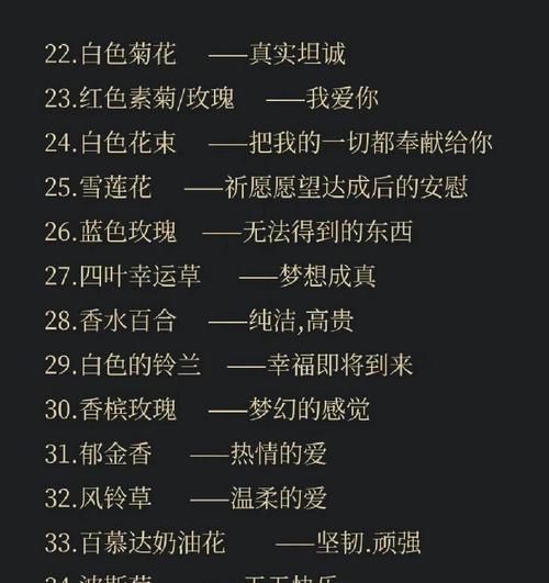 花语带诗句的花有哪些？如何用诗句表达花语？