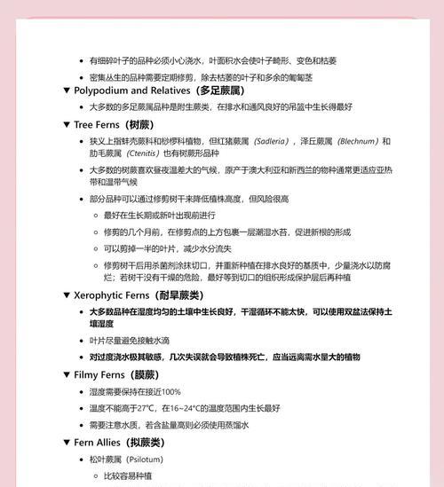 蕨类怎么养？养护技巧和繁殖方法有哪些？